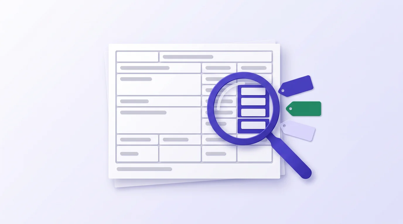Wage statement form with the four box 12 slots highlighted under a magnifying glass and three blank code tags